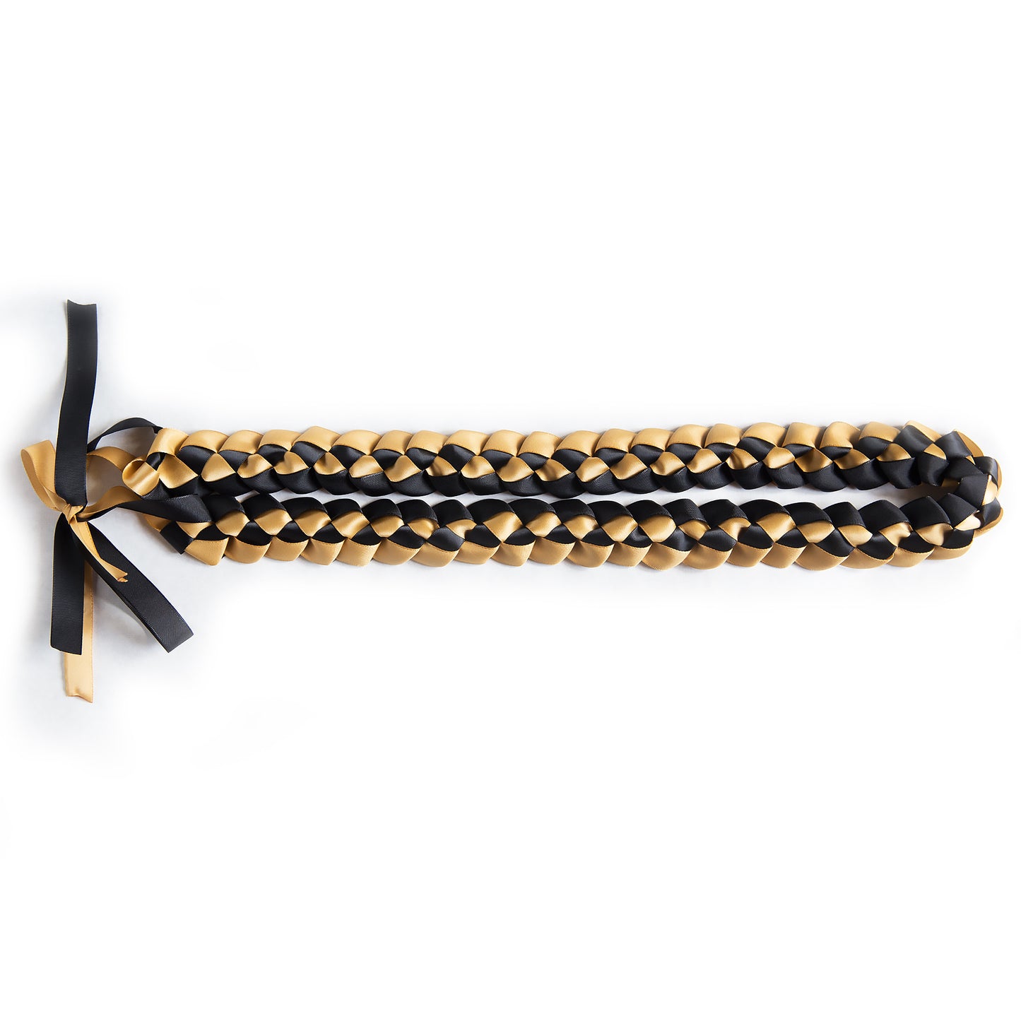 Ribbon Lei - Black & Gold