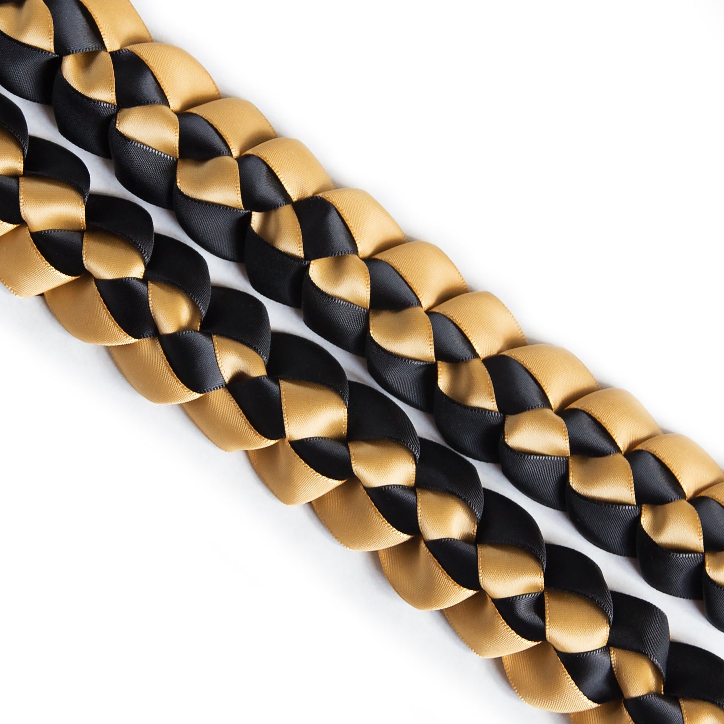 Ribbon Lei - Black & Gold