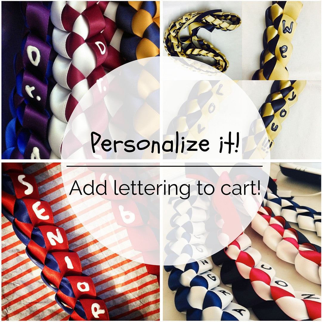 Ribbon Lei - Red & Yellow