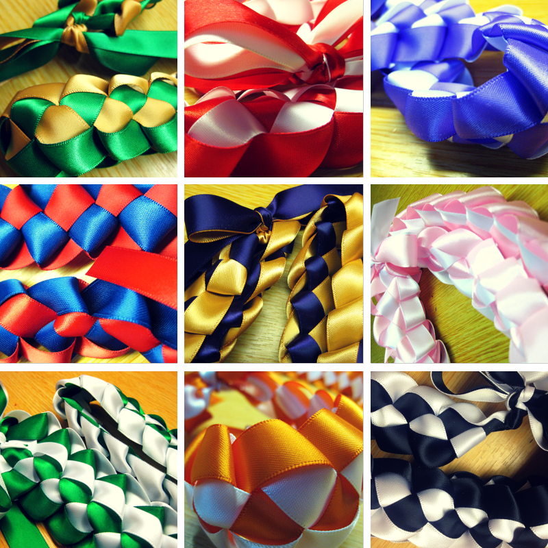 Ribbon Lei - Pick Your 2 Colors